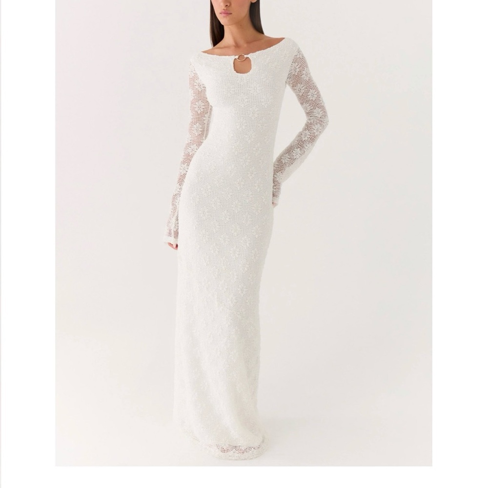 White summer maxi dress